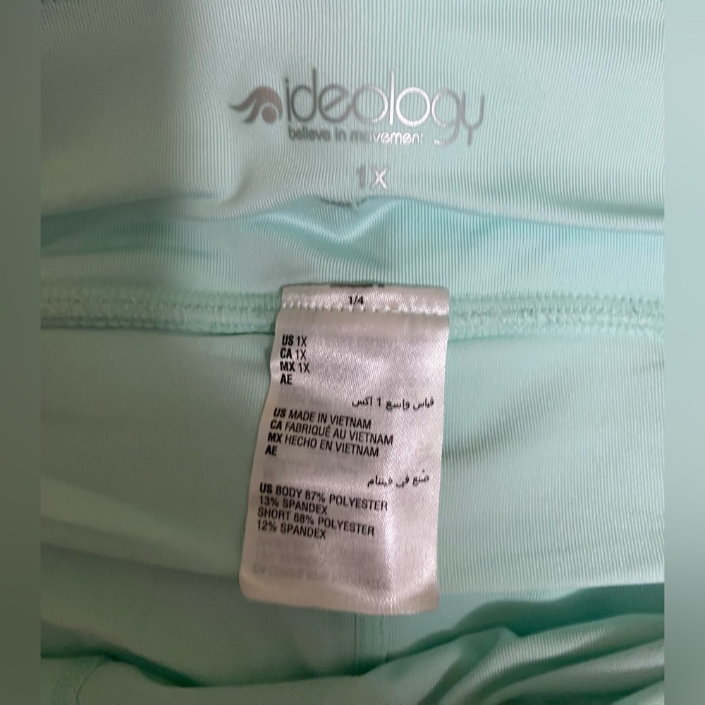 IDEALOGY.. WOMENS Mint Green Layered Women's Skort - Picture 4 of 10